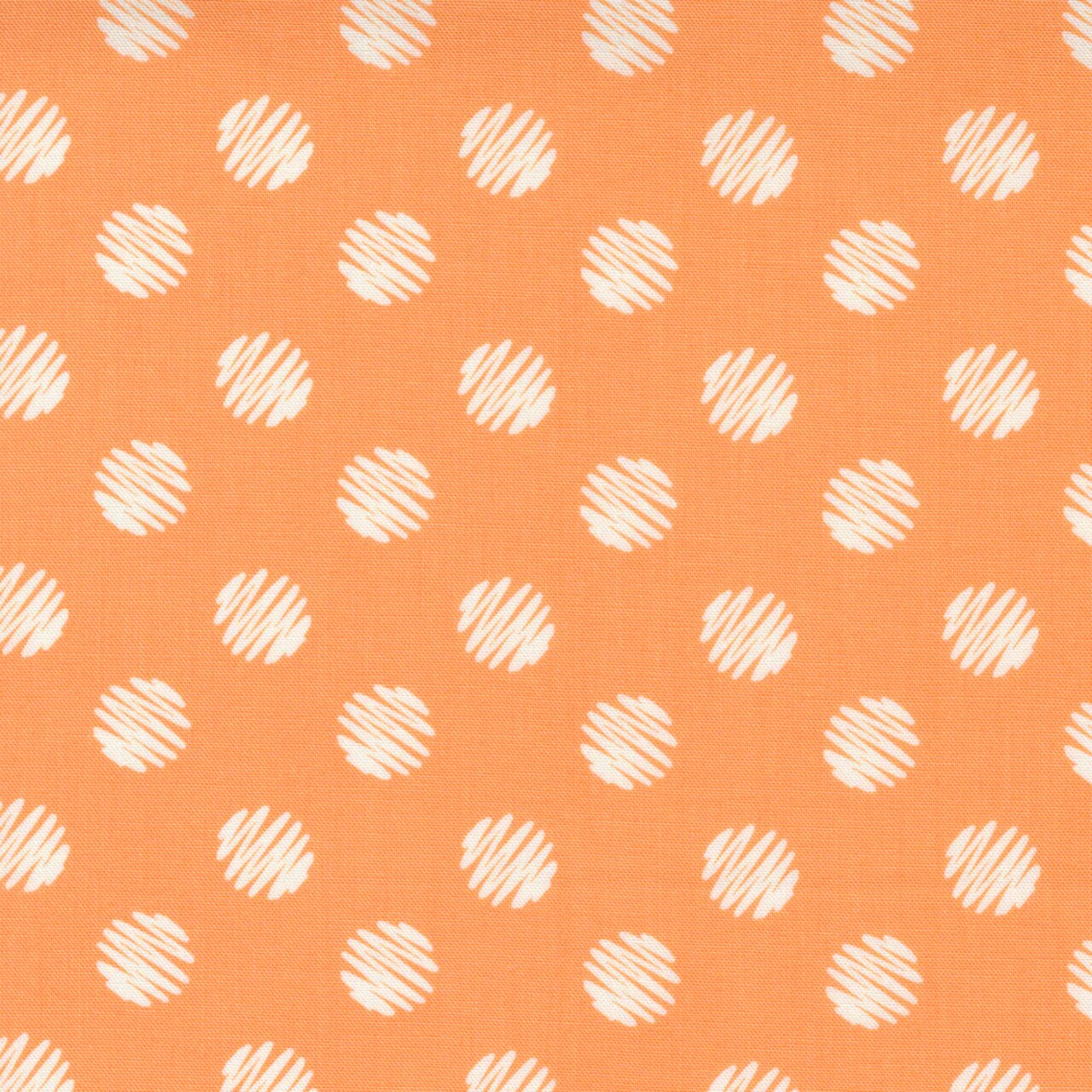 Fabric Moda Orange Blossom Scribble Dots by the Quarter Yard 24113-14
